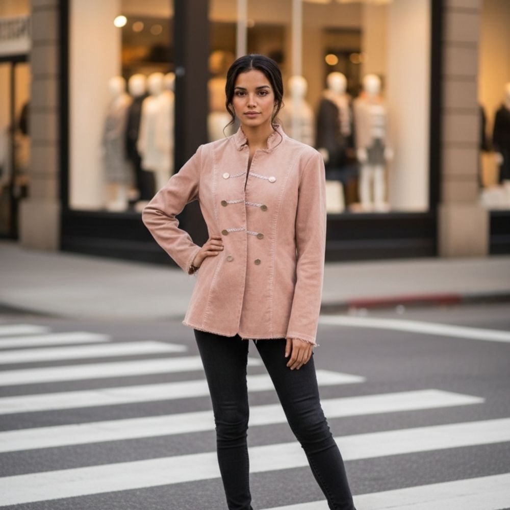 Elegant Women's Blush Blazer